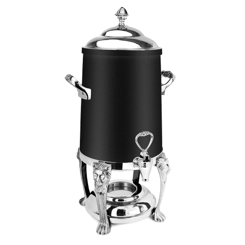Eastern Tabletop 3201LHMB 1.5 Gal. Black Finish Stainless Steel Lion Head Coffee Urn