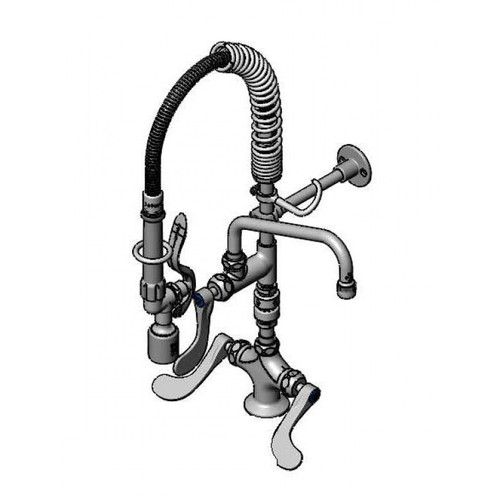 T&S Brass Mpy-2Dwv-08-Cr Mini Pre-Rinse Unit