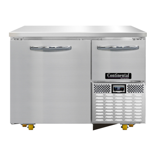Continental Refrigerator RA43N-U 43.19"W Two-Section Undercounter Refrigerated Base