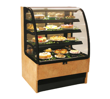 Structural Concepts HMG5153R 50.75" W Curved Glass Harmony Service Refrigerated Case