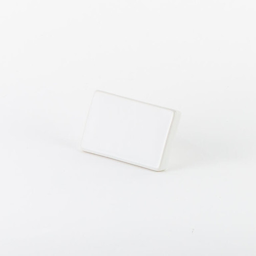 American Metalcraft CMP425 3.75" W White Ceramic Menu and Card Sign