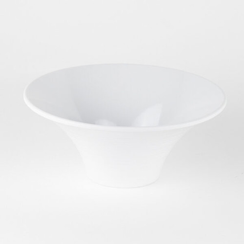 American Metalcraft FLRB11 11" 80 Oz. Plastic White Round Endurance Serving Bowl