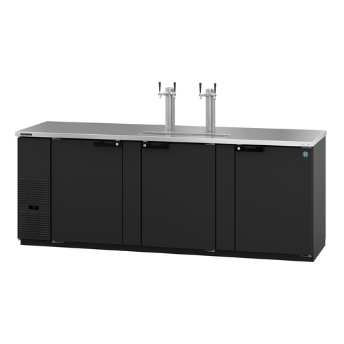 Hoshizaki DD95 95.5" Three-Section Solid Door Draft Beer Cooler