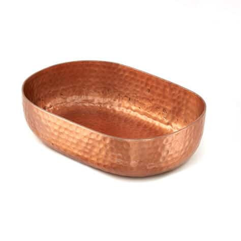 American Metalcraft ABHC69 48 Oz. Aluminum Oval Entree Basket