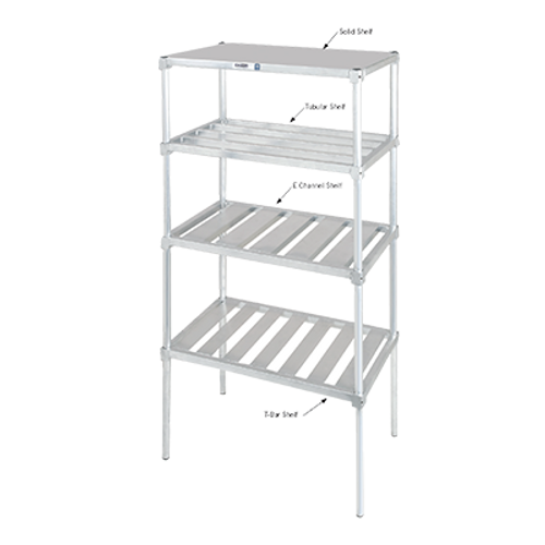 Channel EC2060 Shelf 4" E-Channel 60"W Aluminum Construction