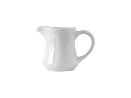 Tuxton CHR-125 China Creamer/Pitcher 12 Oz. Porcelain White - 1 Dozen Per Case (1 Dozen)