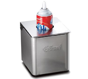 Edlund CSR-016B Black Stainless Steel Cold Pan Box