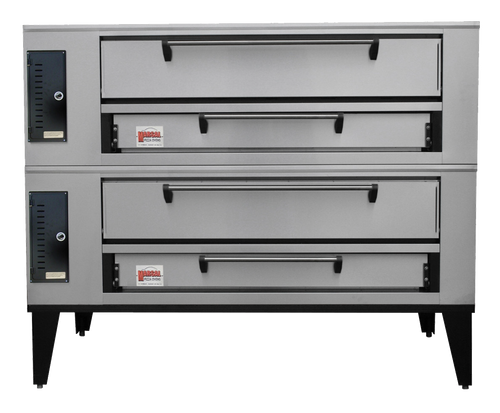 Marsal SD-10866 STACKED-NG Natural Gas Pizza Oven Double Deck 10"