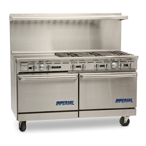 Imperial IR-6-G24-CC LP 60" Liquid Propane Pro Series Restaurant Range - 292,000 BTU