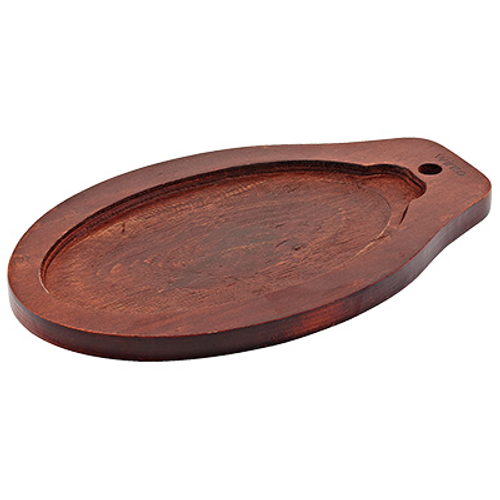 Winco ISP-3-UL Oval Wood Underliner for Steak Platter