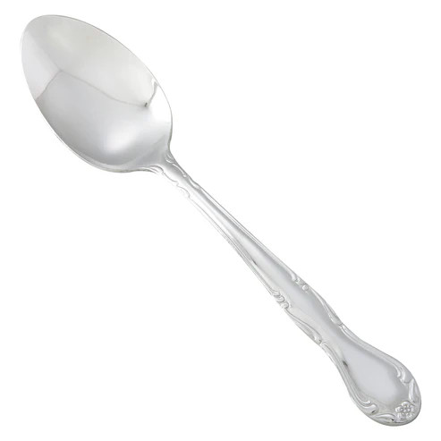 Winco 0024-03 7-1/8" 18/0 Stainless Steel Dinner Spoon (contains 1 Dozen)