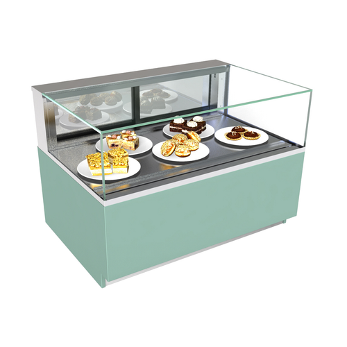 Structural Concepts NR3633DSV 35.75" W Straight Glass Reveal Service Non-Refrigerated Display Case