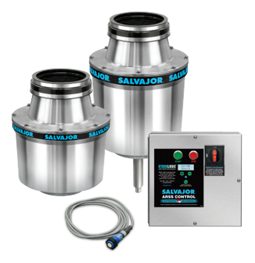 Salvajor 500-SA-3-WSP Water Saving Package With OPerator Sensor Disposer Sink Assembly 3-1/2" Sink Collar