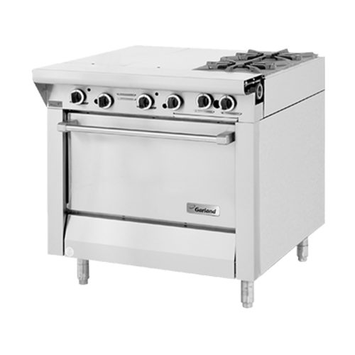 Garland M43-3S-NG 34" Natural Gas Heavy Duty Range - 66,000 BTU