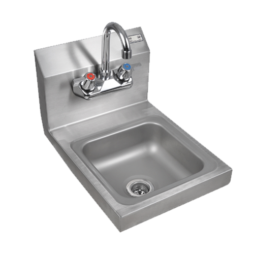 John Boos PBHS-W-0909-P Pro-Bowl Hand Sink Wall Mount 12"W x 14-1/2"D x 12-1/4"H
