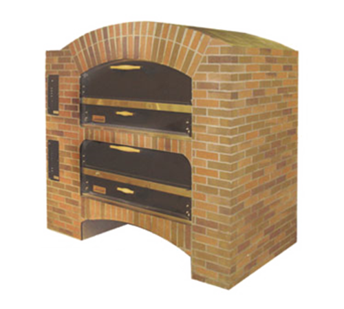 Marsal MB-60 STACKED-NG Natural Gas Pizza Oven Double Deck 36"
