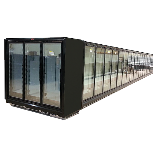 Howard McCray RIN4-24-LED-B 102.38" W Four-Section Glass Door Refrigerator Merchandiser