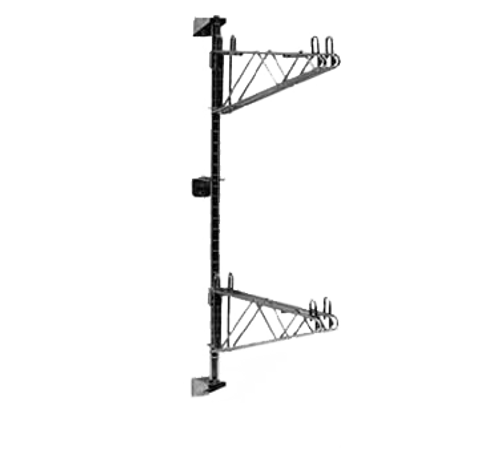 Metro AW35C Super Erecta Wall Mounts 18" Shelf Depth Mid Unit Chrome Plated Finish