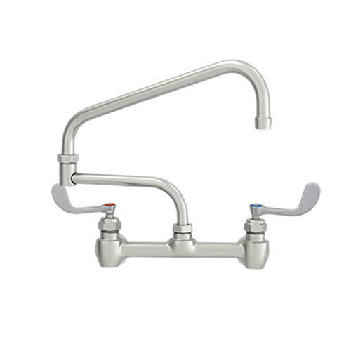 Fisher 59862 8" Centers 16" Swing Spout Backsplash Mount Faucet