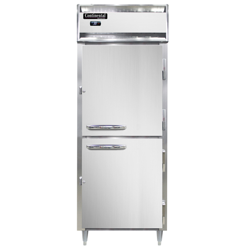 Continental Refrigerator D1RENSSHD 28.5" W One-Section Solid Door Reach-In Designer Line Wide Refrigerator