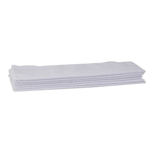 Winco BTM-16W 16" x 16" White Bar/Kitchen Towel Set 10 Pack (6 Each Per Pack)