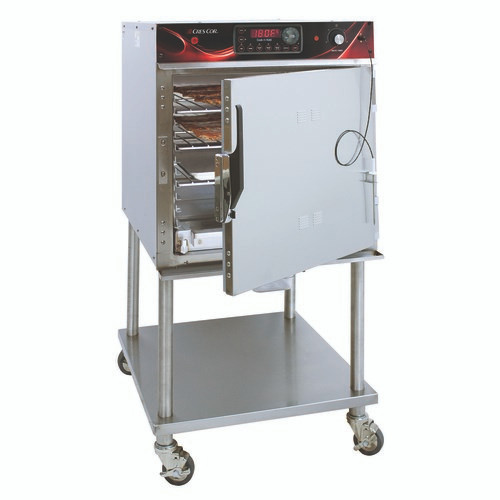 Cres Cor 767-CH-SK-DX 9 Racks Stainless Steel Programmable Controls Smoker Oven Cook and Hold Cabinet - 208-240 Volts