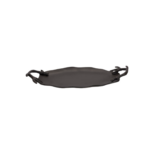 Bon Chef 81018PLUM Ceramic Plum Oval Tray