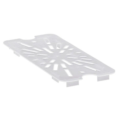 Cambro 30PPD190 1/3 Size Translucent Polypropylene Drain Shelf - 6/Case