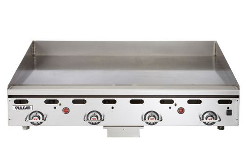 Vulcan MSA60-NG 60" W Stainless Steel Natural Gas Countertop Heavy Duty Griddle - 135,000 BTU