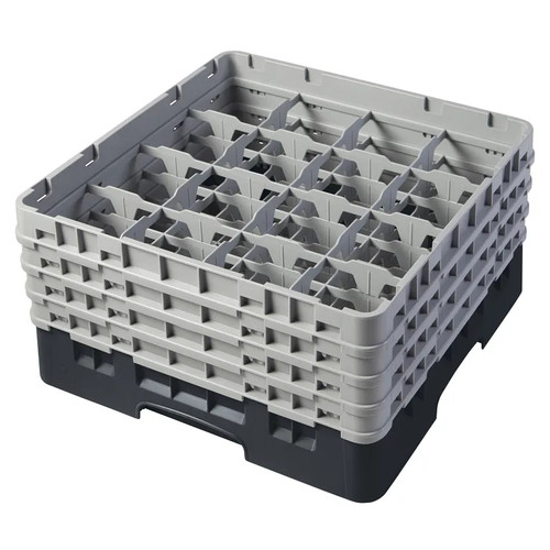 Cambro 16S800110 Camrack Glass Rack With (4) Soft Gray Extenders - 2 Cases
