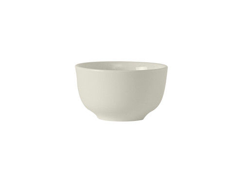 Tuxton AMU-040 3-7/8" 8 Oz. Ceramic Pearl White Round Sugar/Bouillon Cup (3 Dozen Per Case)