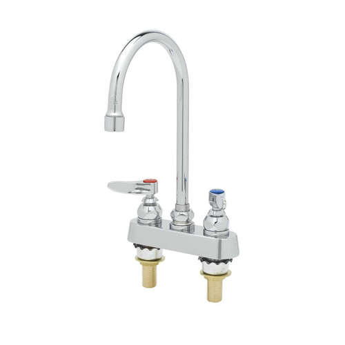 T&S Brass B-1141-XS-F12 Workboard Faucet deck mount 4"
