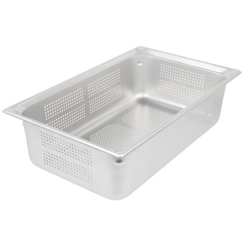 Vollrath 90063 Super Pan 3 1/1 GN Food Pan Perforated 6"
