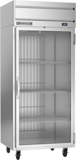 Beverage Air HRS1WHC-1G 35" W One-Section Glass Door Reach-In Horizon Series Refrigerator