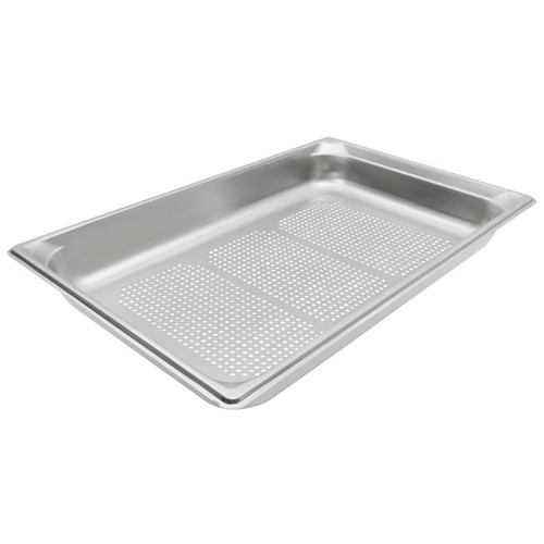 Vollrath 90023 Super Pan 3 1/1 GN Food Pan Perforated 2-1/2"