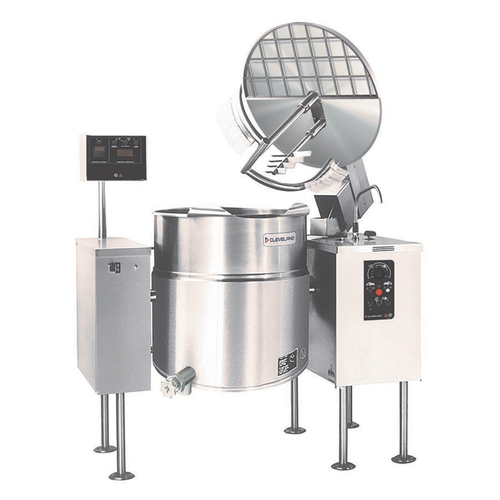 Cleveland MKEL100T 100 Gallon 2/3 Steam Jacket Design Electric Kettle/Mixer - 208-240V