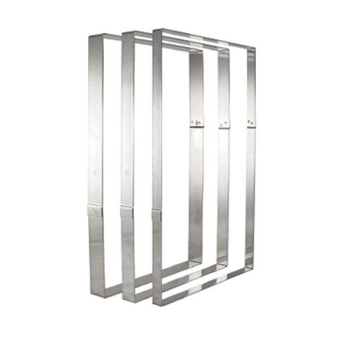 Matfer Bourgeat 371003 22.75"L x 15"W x 1.37"H Stainless Steel Rectangle Frame