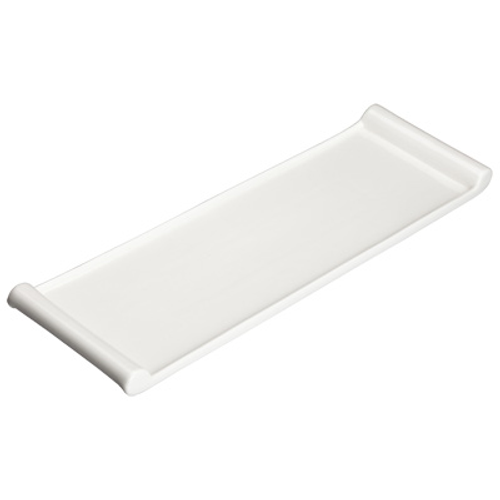Winco WDP017-119 Porcelain Bright White Rectangular Platter (6 Each Per Case)