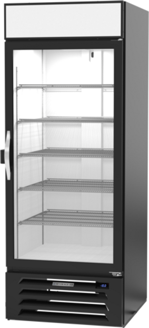 Beverage Air MMF27HC-1-B-IQ 31.25"W One-Section Glass Door MarketMax Freezer Merchandiser