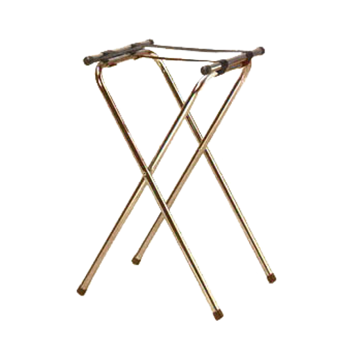 American Metalcraft TRSD1815 31" H Black Deluxe Tray Stand