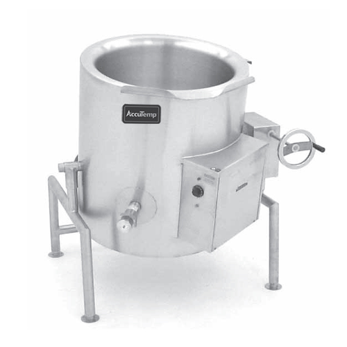 AccuTemp ALTWE-20MV-E 20 Gallon 2/3 Jacket Electric Tilting Kettle/Mixer - 208V