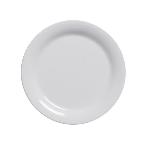 American Metalcraft DPW6WH 6" Plastic White Round Bread and Butter Plate