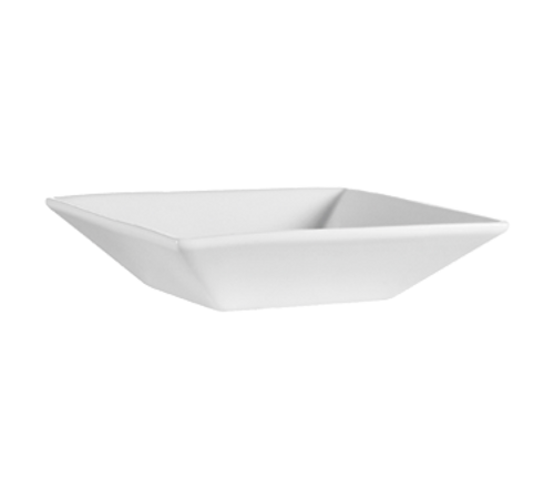 CAC China F-QB7 18 Oz. Super White Porcelain Square Sushia Soup Bowl (2 Dozen Per Case)