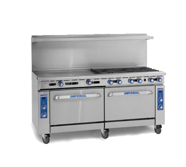 Imperial IR-6-G36-C-XB LP 72" Liquid Propane Pro Series Restaurant Range - 282,000 BTU