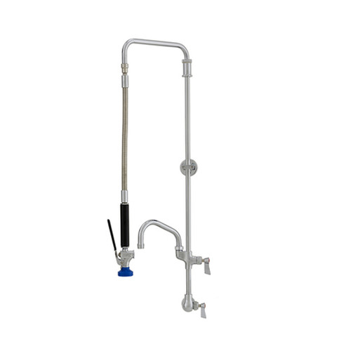 Fisher 50466 Single Wall With Bracket Swivel Add-On Faucet With 12" Swing Spout Pre-Rinse Unit