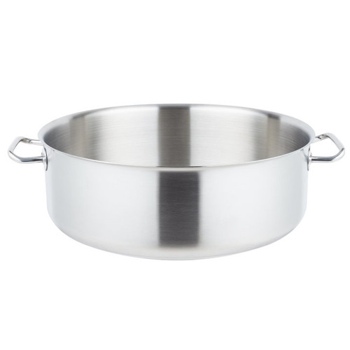 Vollrath 47761 18 Qt. Aluminum Intrigue Brazier / Casserole Pot