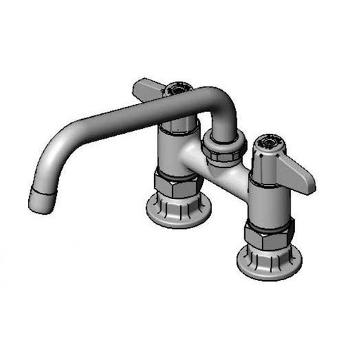 T&S Brass 5F-4DLS08 Equip Base Faucet swivel 4"