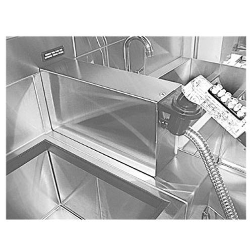 Glastender SHB-6 Stainless Steel Underbar Soda Gun Holder - 6"W x 24"D x 21"H