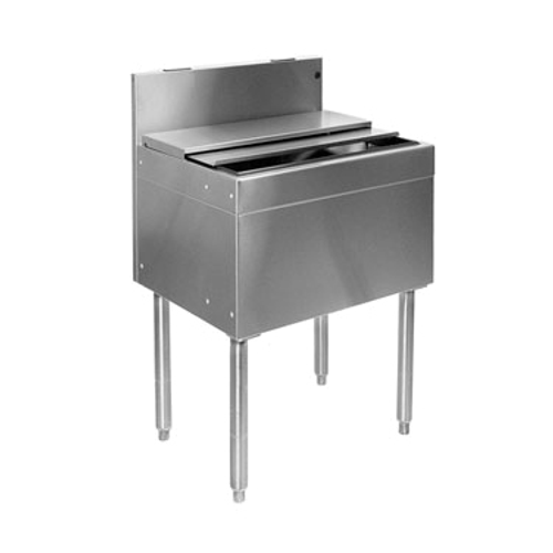 Glastender IBB-12 Stainless Steel Underbar Ice Bin - 12"W x 24"D