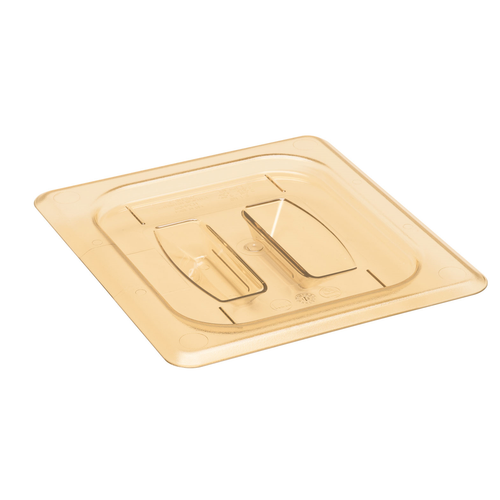 Cambro 60HPCH150 H-Pan 1/6 Size Amber Cover